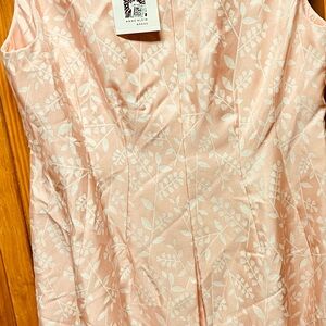 Anne Klein Pink Floral Dress-Brand New -Size16